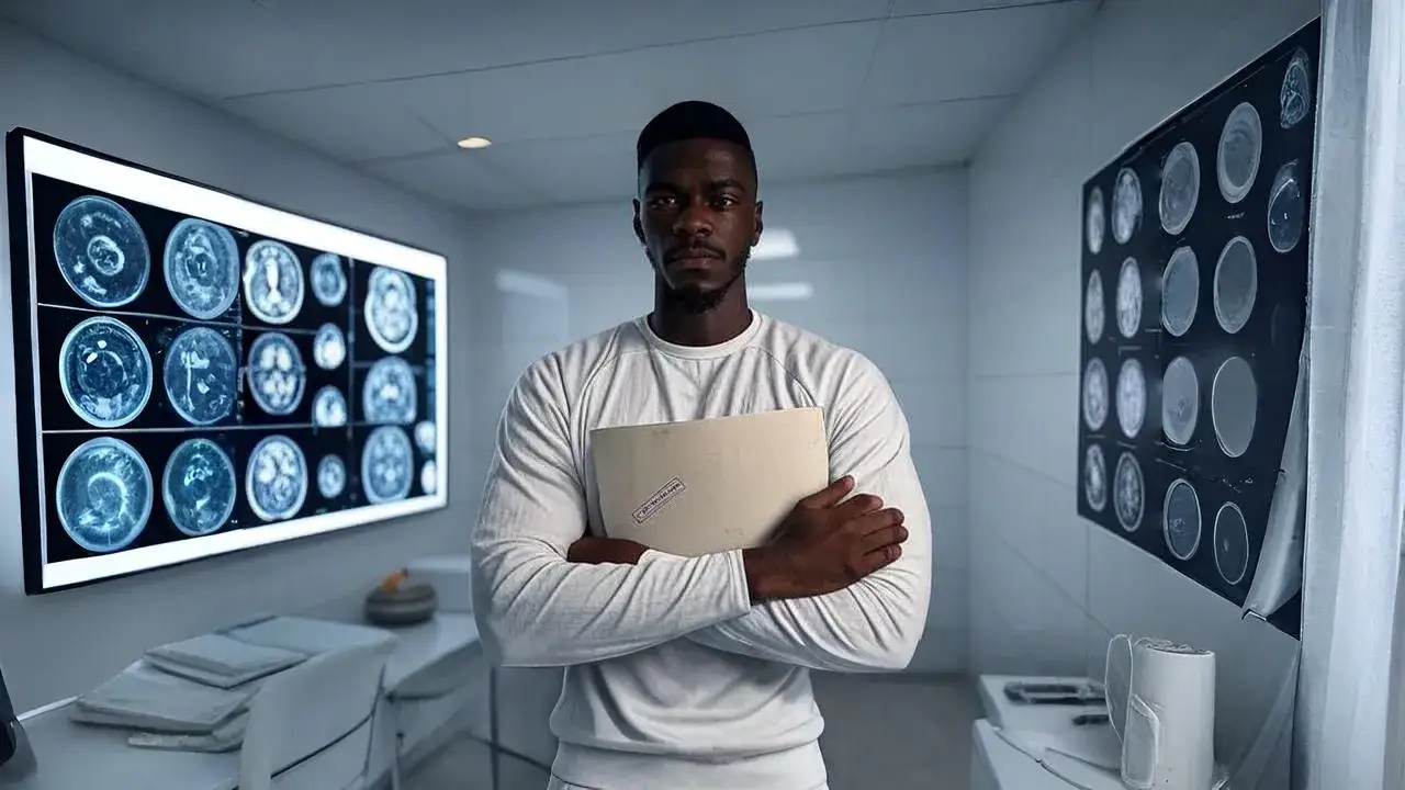 Tuanzebe’s Lawsuit: Clinical Shadows of the Game A creased medical folder in his grip reveals a deeper fracture — between trust and institutional silence.