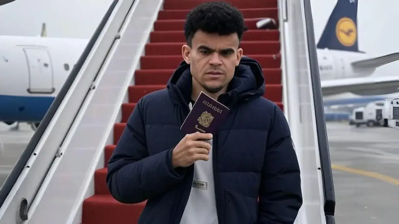 Luis Díaz boards new chapter under grey skies  A damp passport in hand becomes a symbol of both movement and mourning in Díaz’s Munich arrival.